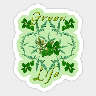 Green life Sticker